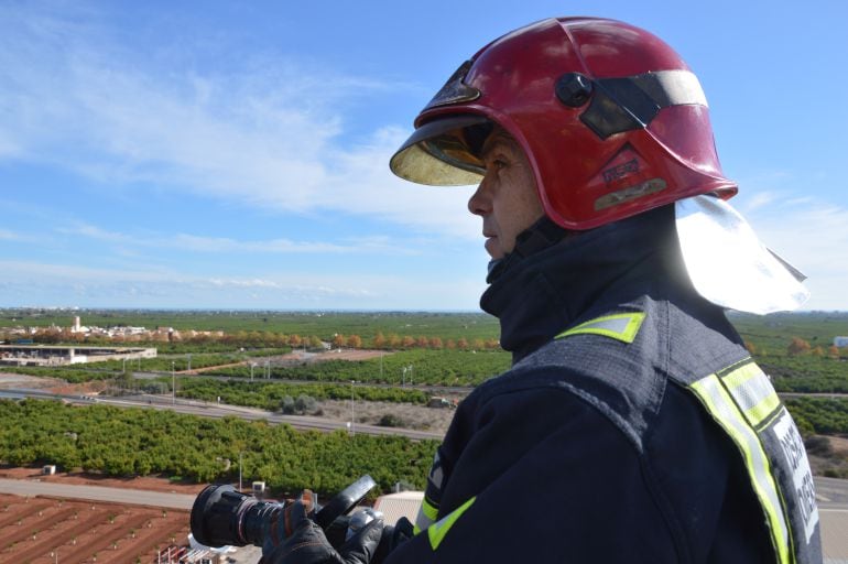 Imagen de archivo de un efectivo del Consorcio Provincial de Bomberos de Castellón