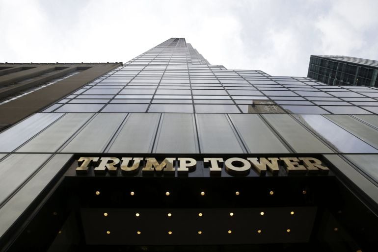 Fotografía de archivo tomada el 31 de mayo de 2017 de la Torre Trump en Nueva York (Estados Unidos)