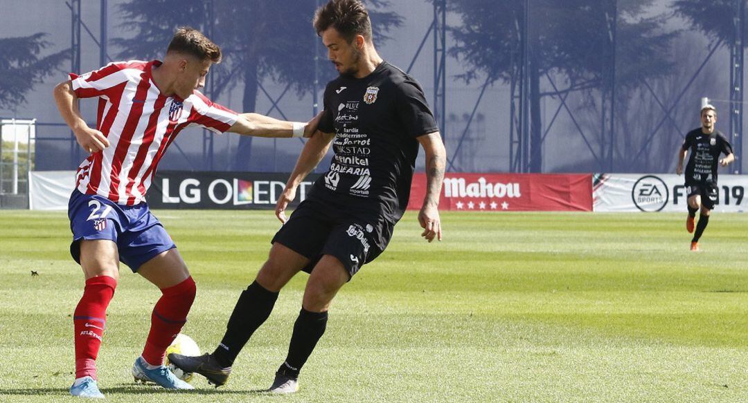 Imagen del partido de este domingo