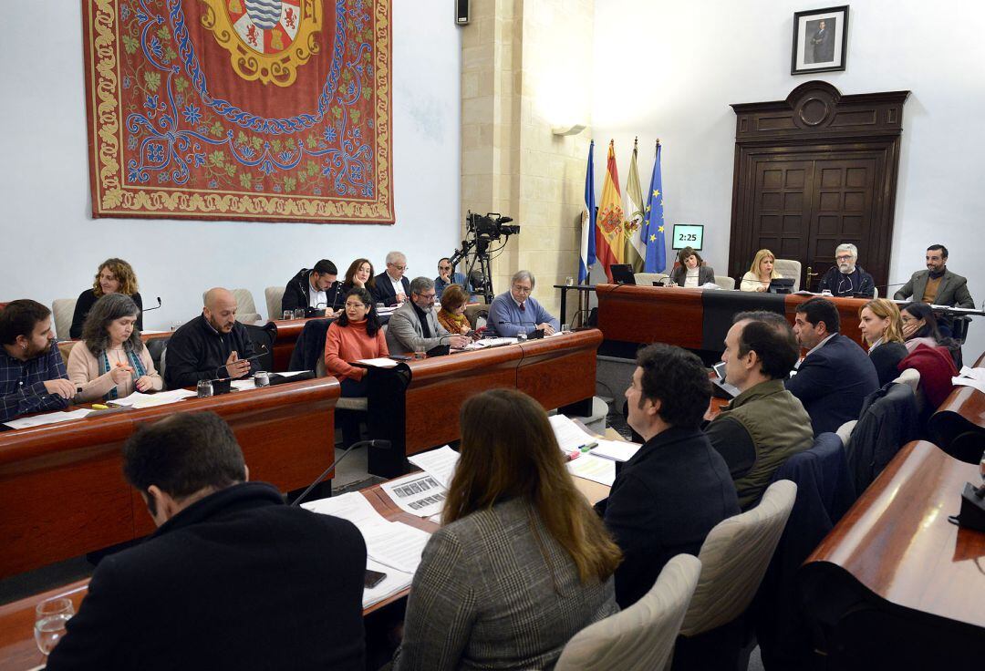Sesión plenaria de este jueves en el Ayuntamiento de Jerez
