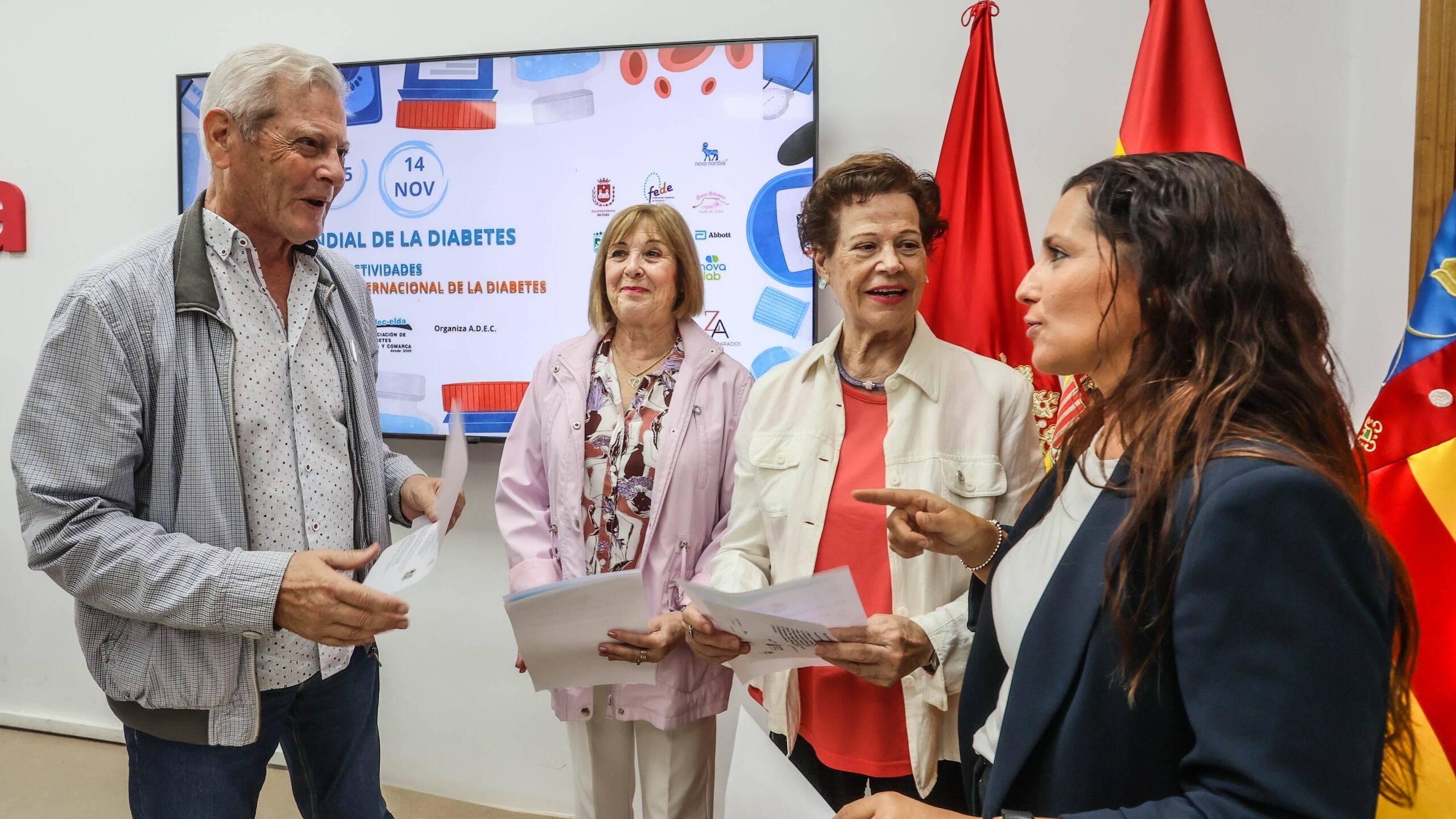 La concejalía de Salud de Elda y ADEC han presentado las actividades con motivo del Día Mundial de la Diabetes