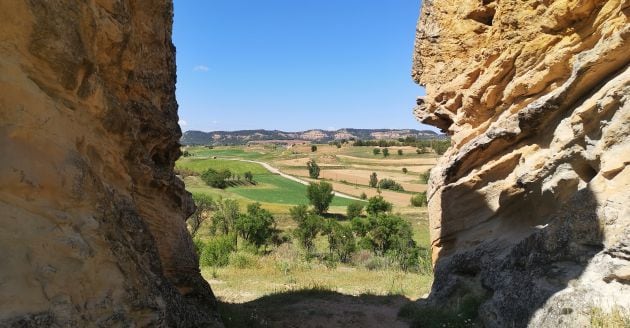 Paisaje alcarreño en el entorno de Villanueva de Guadamejud.