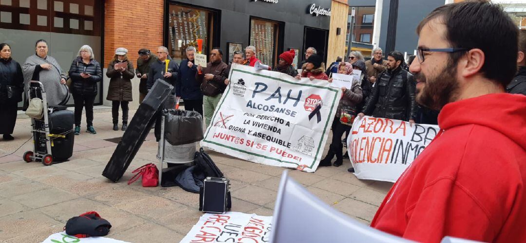 Manifestación de la Plataforma &#039;Lazora Non Grata&#039; en Madrid capital