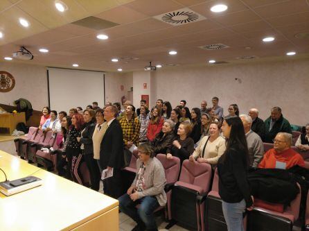 Acto inaugural del Encuentro Intergeneracional con mayores, alumnos, profesores y las autoridades