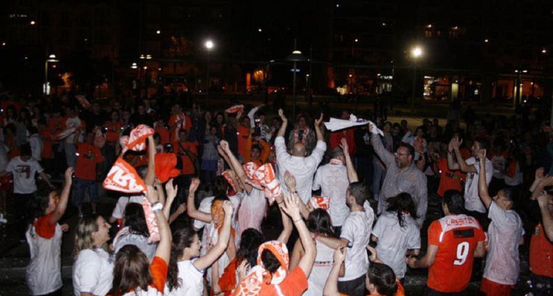 Celebración del ascenso