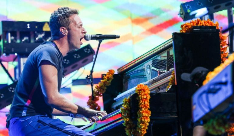 Chris Martin, cantante de Coldplay.