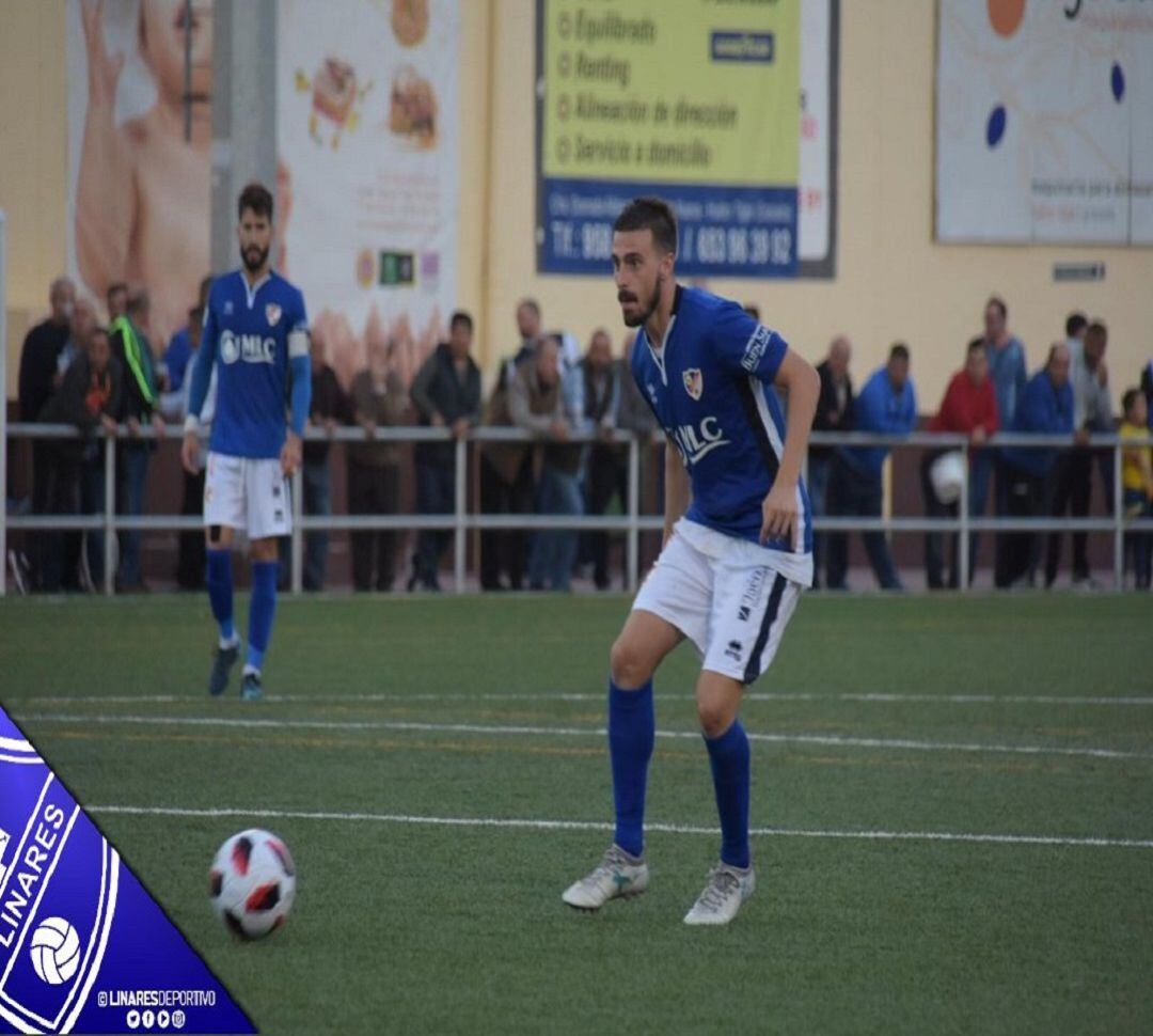 Pablo Ortíz, jugador del Linares Deportivo