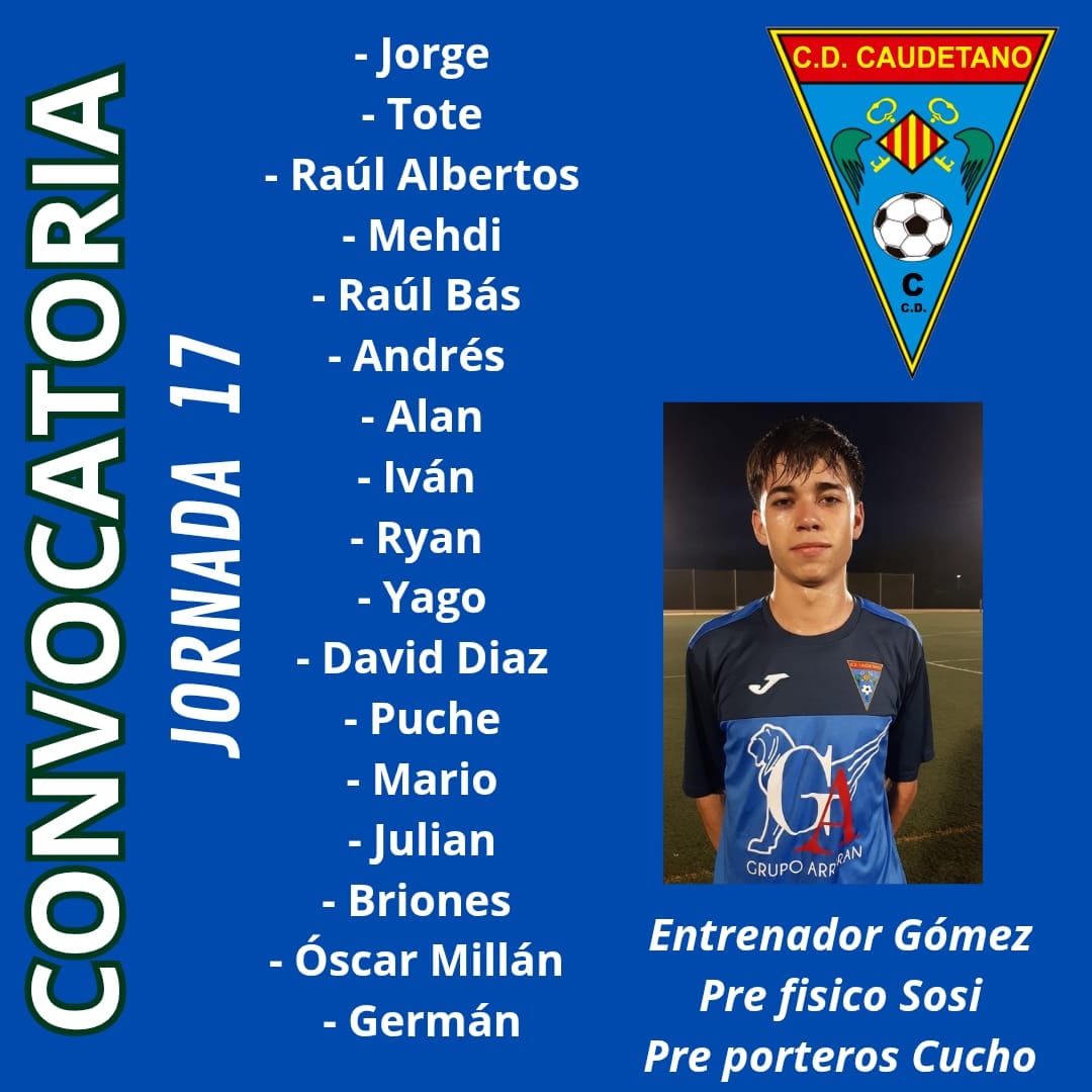 Convocatoria del Caudetano