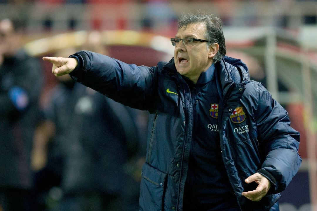 El &#039;Tata&#039; Martino en su etapa en el FC Barcelona