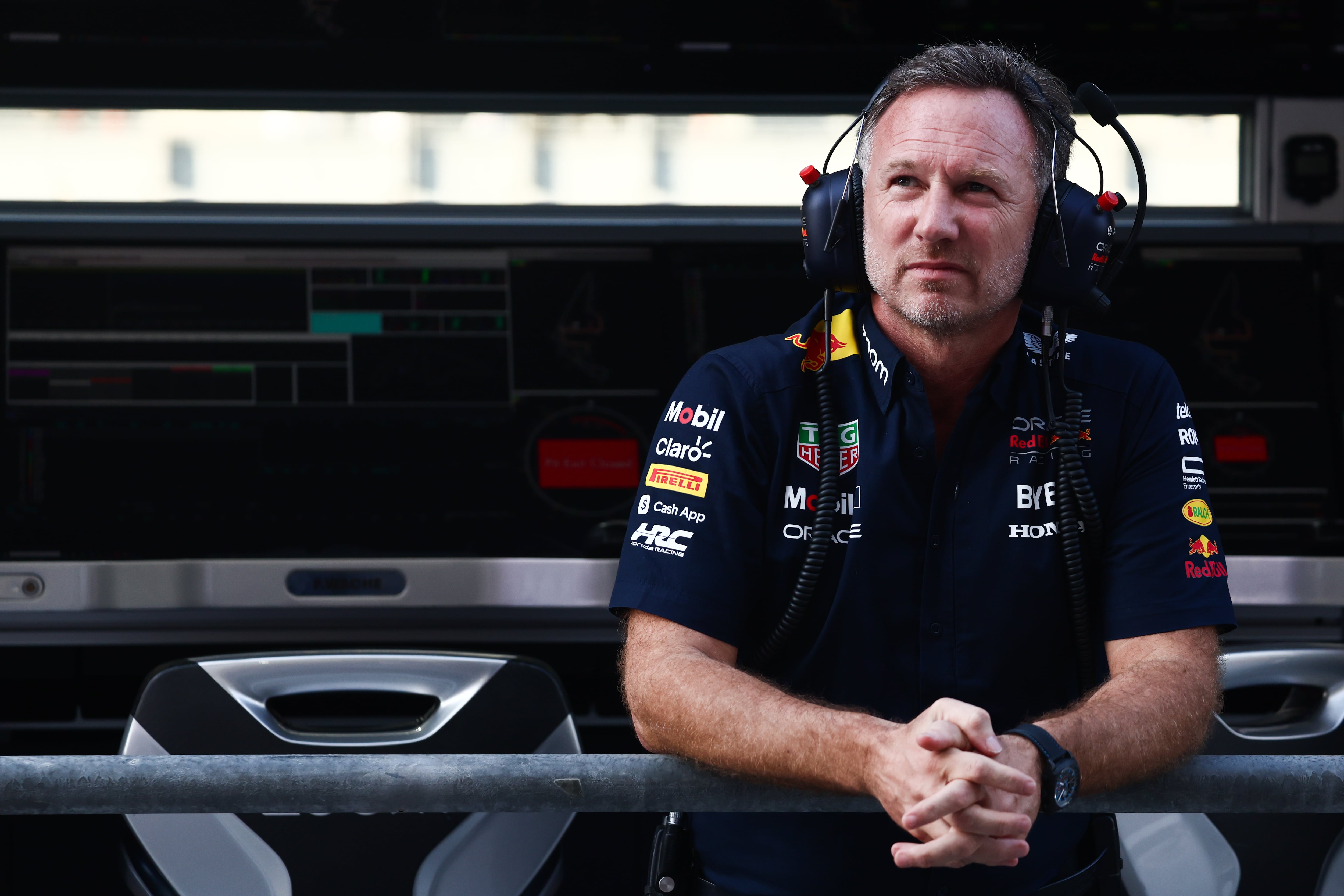 Christian Horner, en Yas Marina Circuit in Abu Dhabi