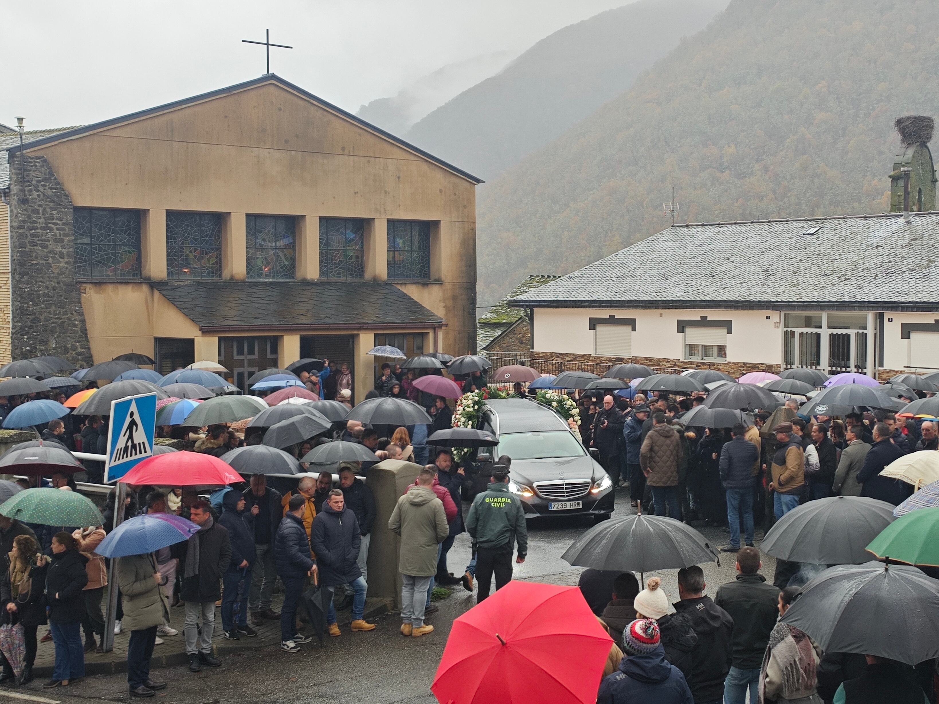 Llegada del féretro