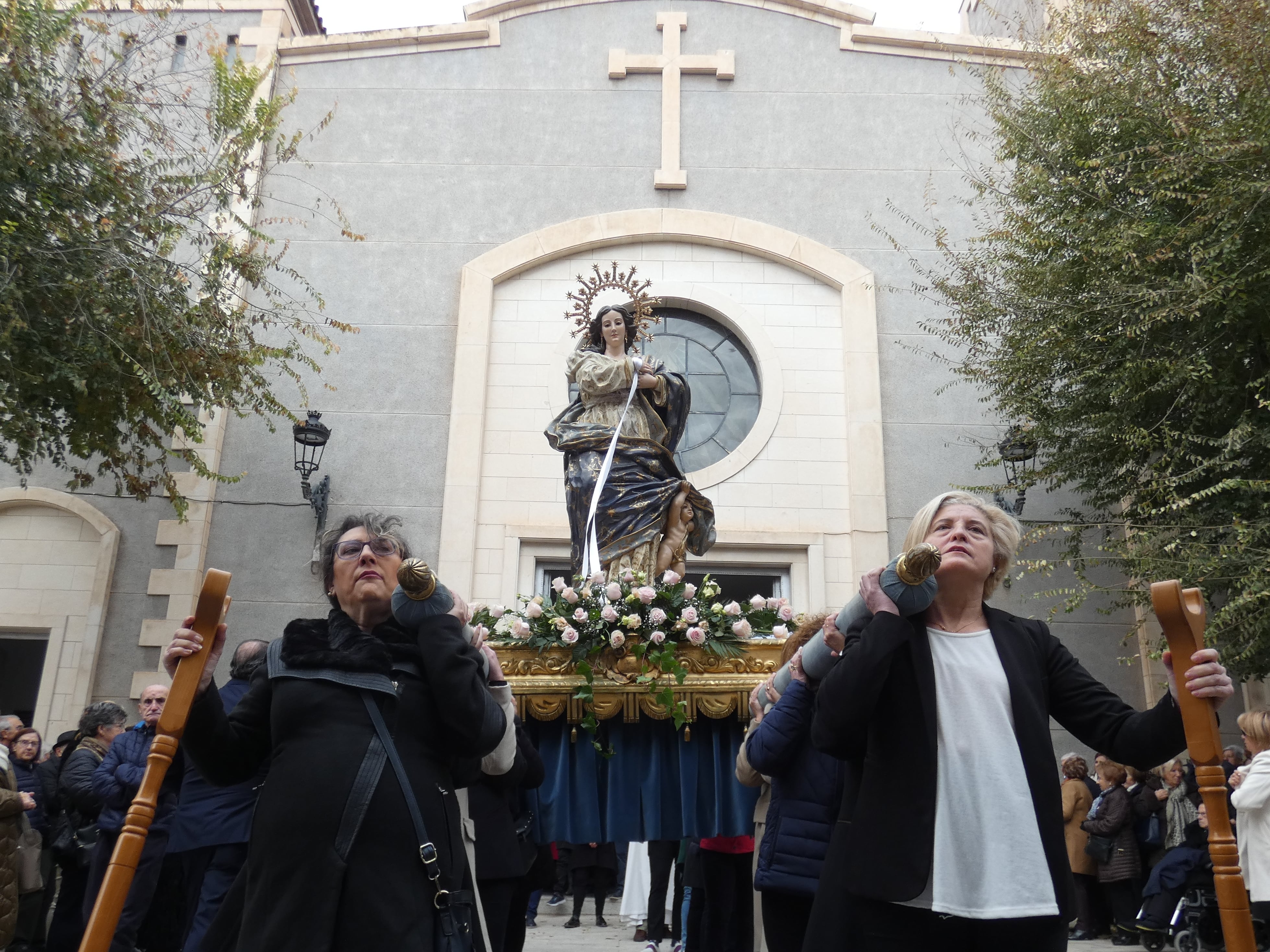 Procesión de la Inmaculada Concepción en Elda