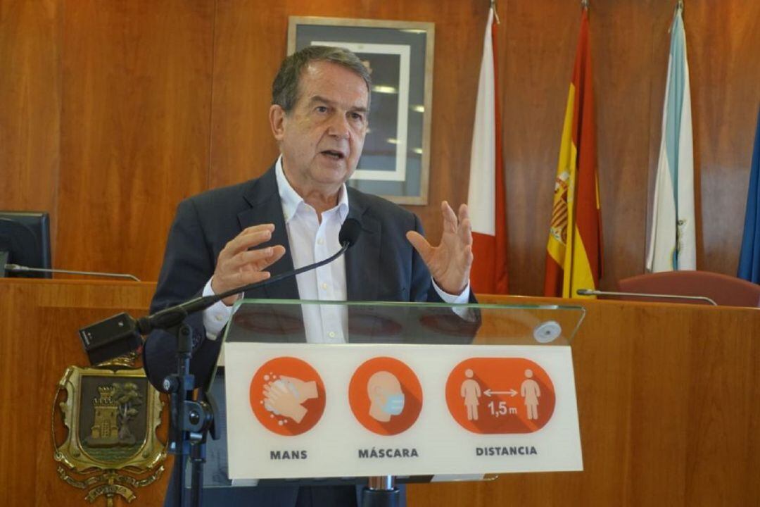 Abel Caballero en rueda de prensa