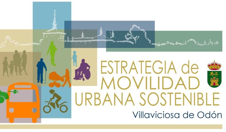 Cartel de la estrategia de movilidad urbana sostenible