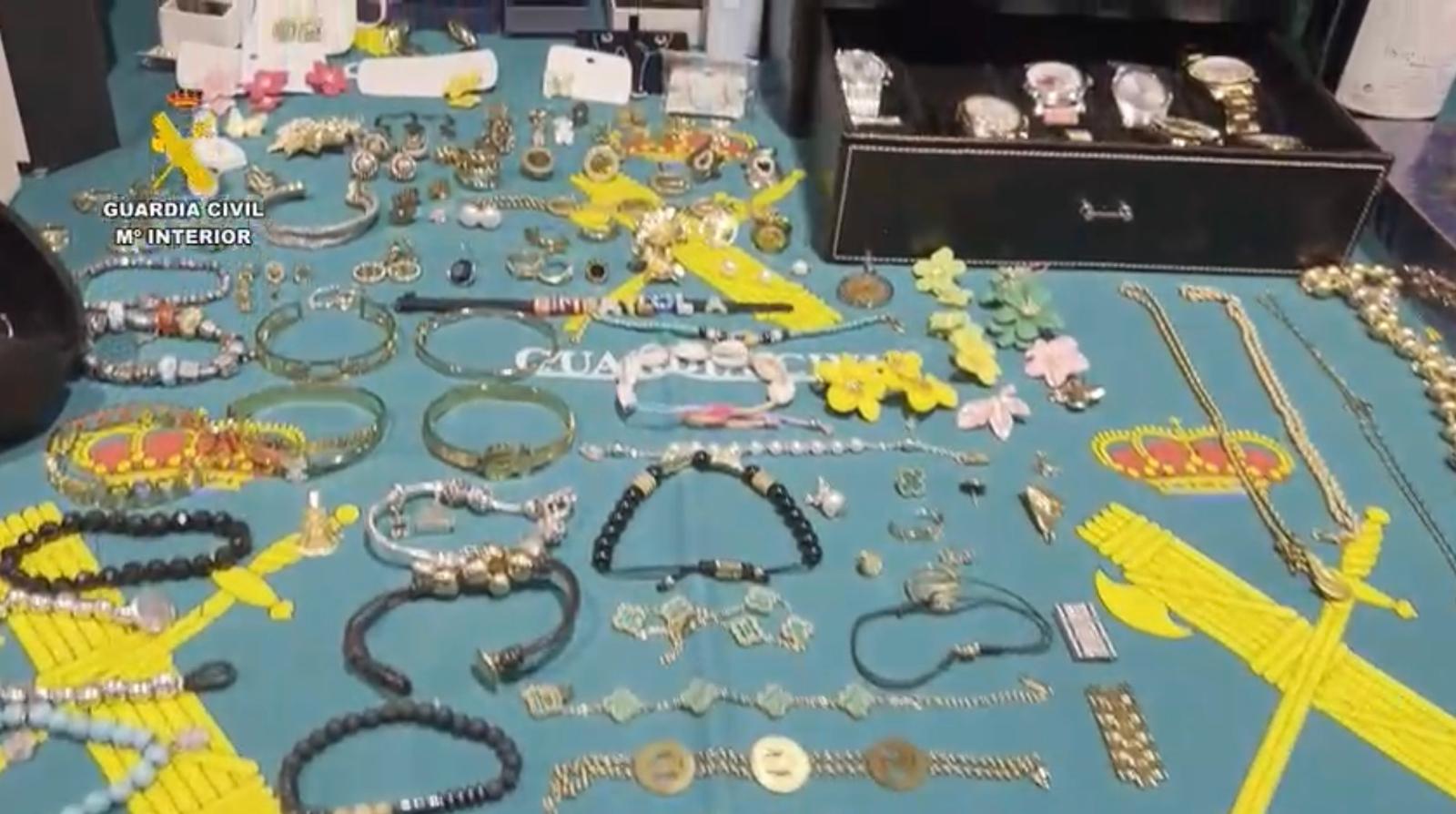 Efectos robados y recuperados