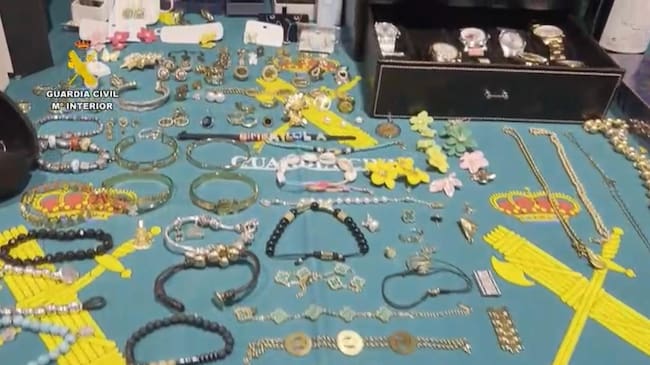 Efectos robados y recuperados