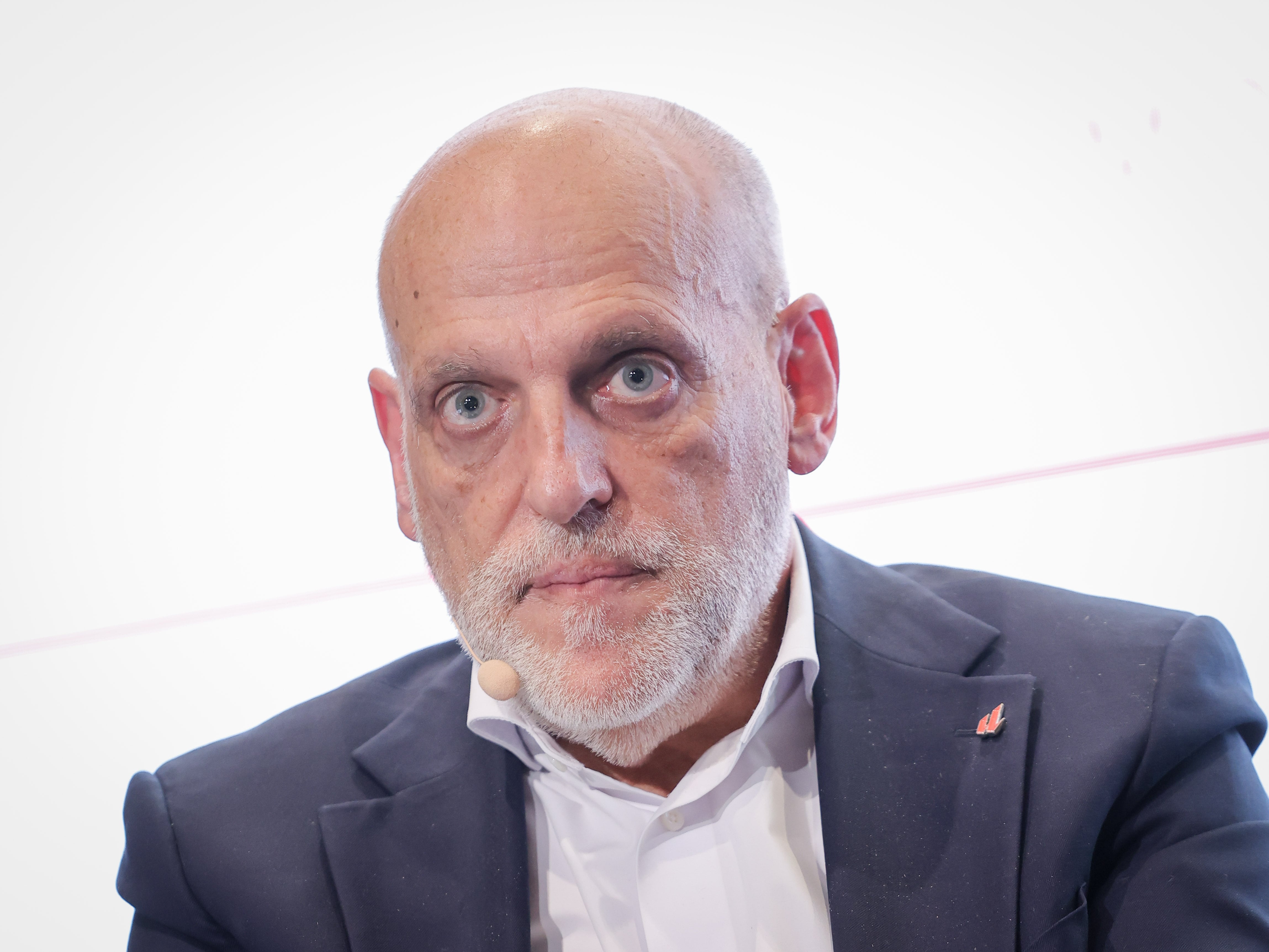 Javier Tebas, presidente de LaLiga, durante un acto en octubre de 2025