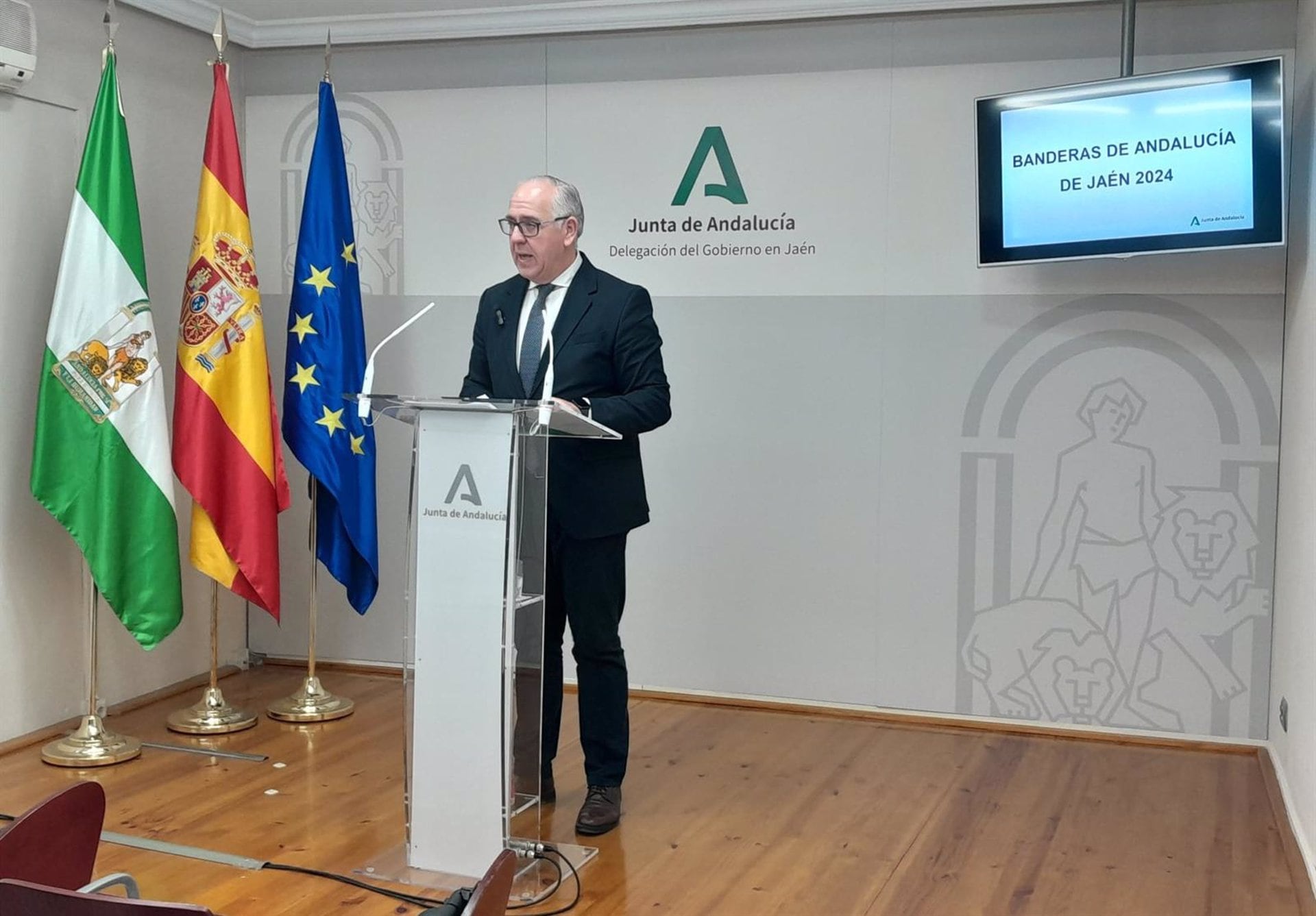 Estrella presenta las Banderas de Andalucía en Jaén 2024