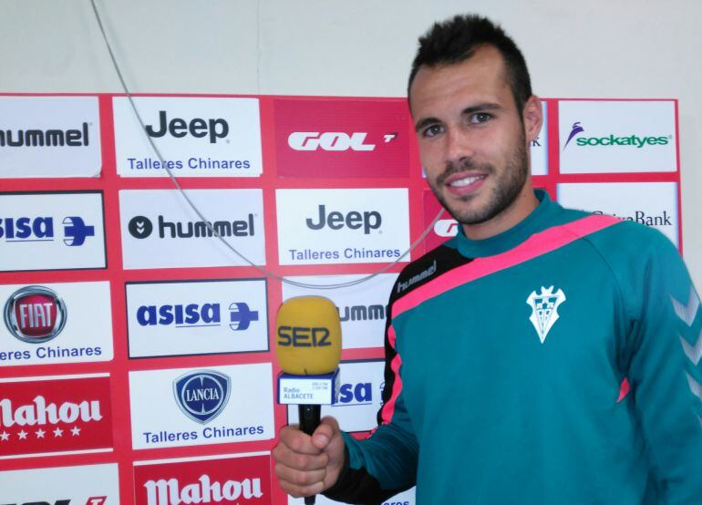 Santi Jara, jugador del Albacete