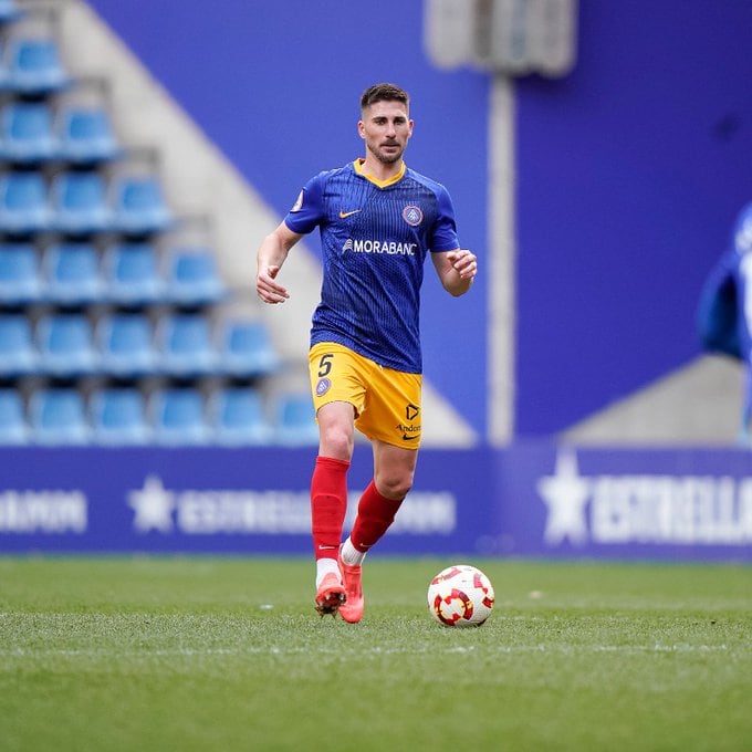 El central de l&#039;FC Andorra Cesar Morgado estarà sis setmanes de baixa per una lesió muscular.