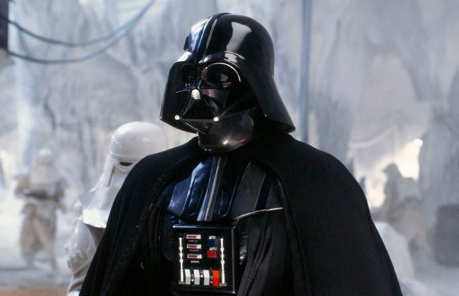 Darth Vader, en una de las escenas de la saga &#039;La Guerra de las Galaxias&#039;