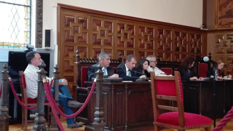 Momento del juicio contra Marcelo Jurado