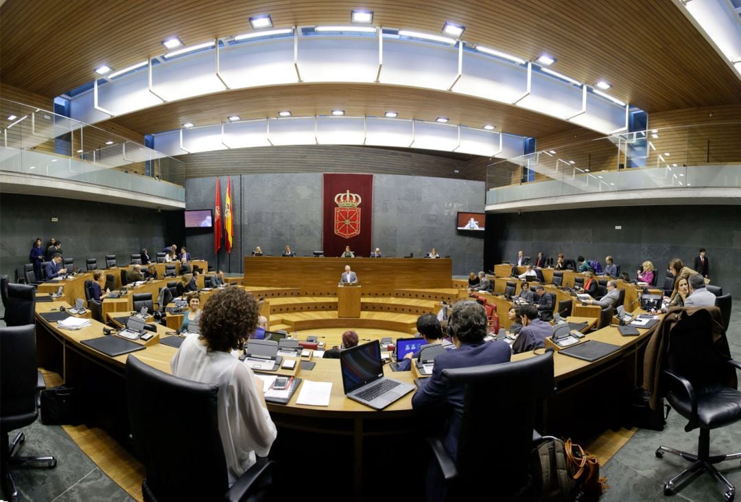 Una imagen del Parlamento de Navarra. 