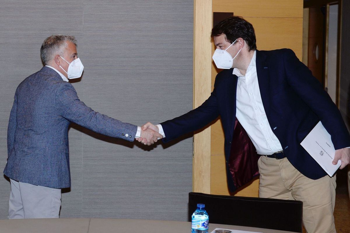 Ángel Ceña y Alfonso Fernández Mañueco