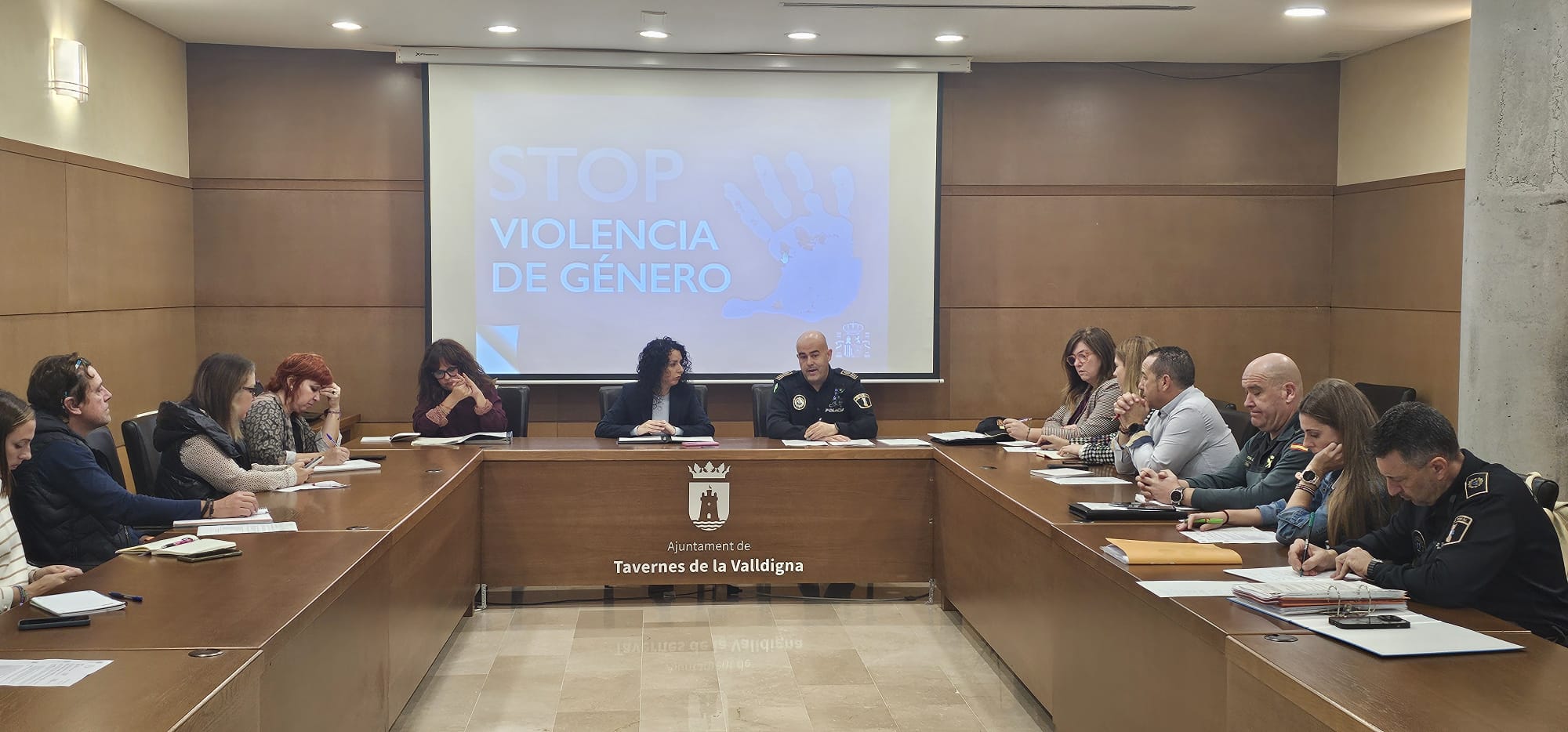 Mesa de coordinación de la violencia de género en Tavernes.