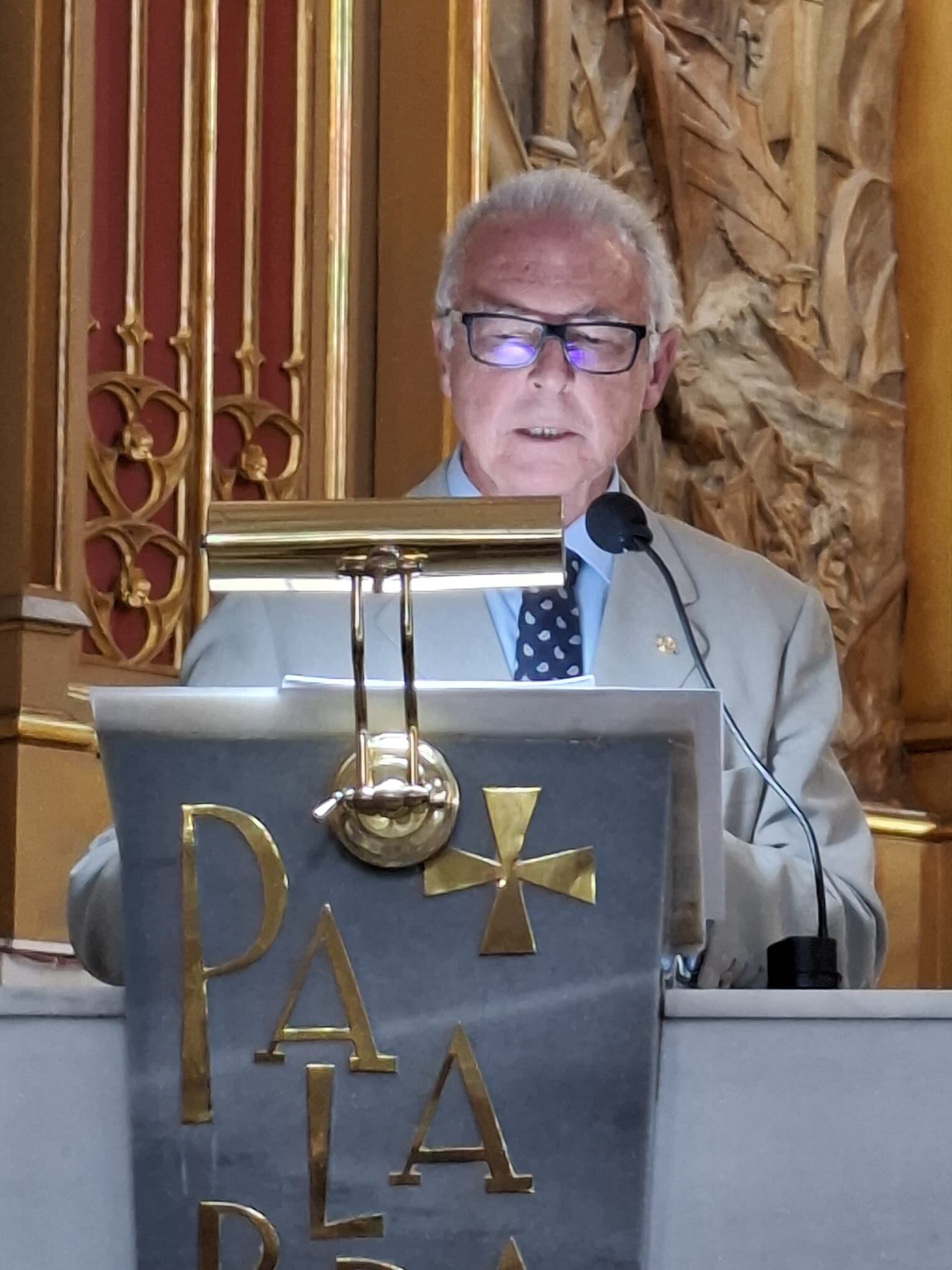 Momentos del acto en la Iglesia de María Auxiliadora