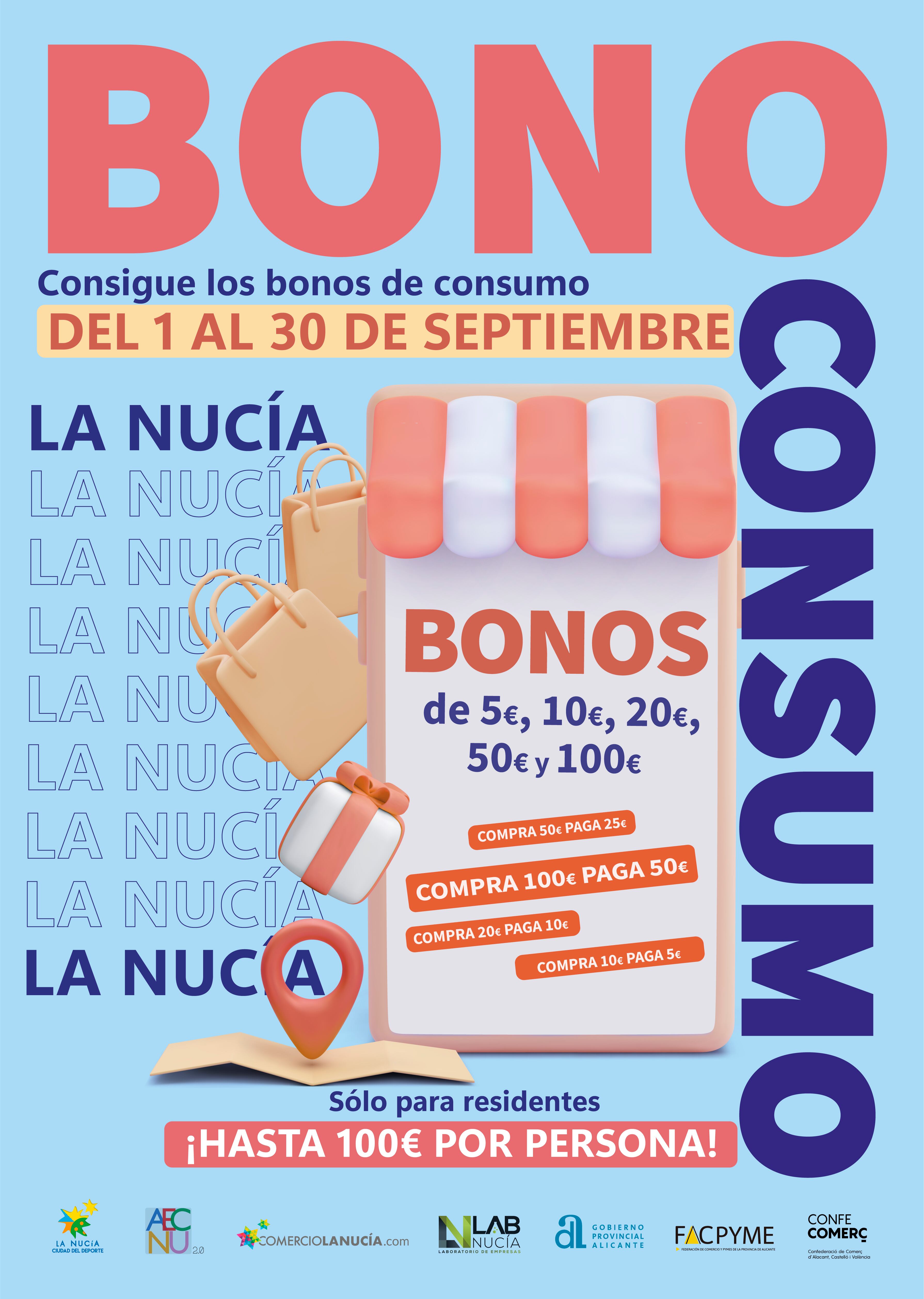 Cartel Bonos Consumo La Nucía