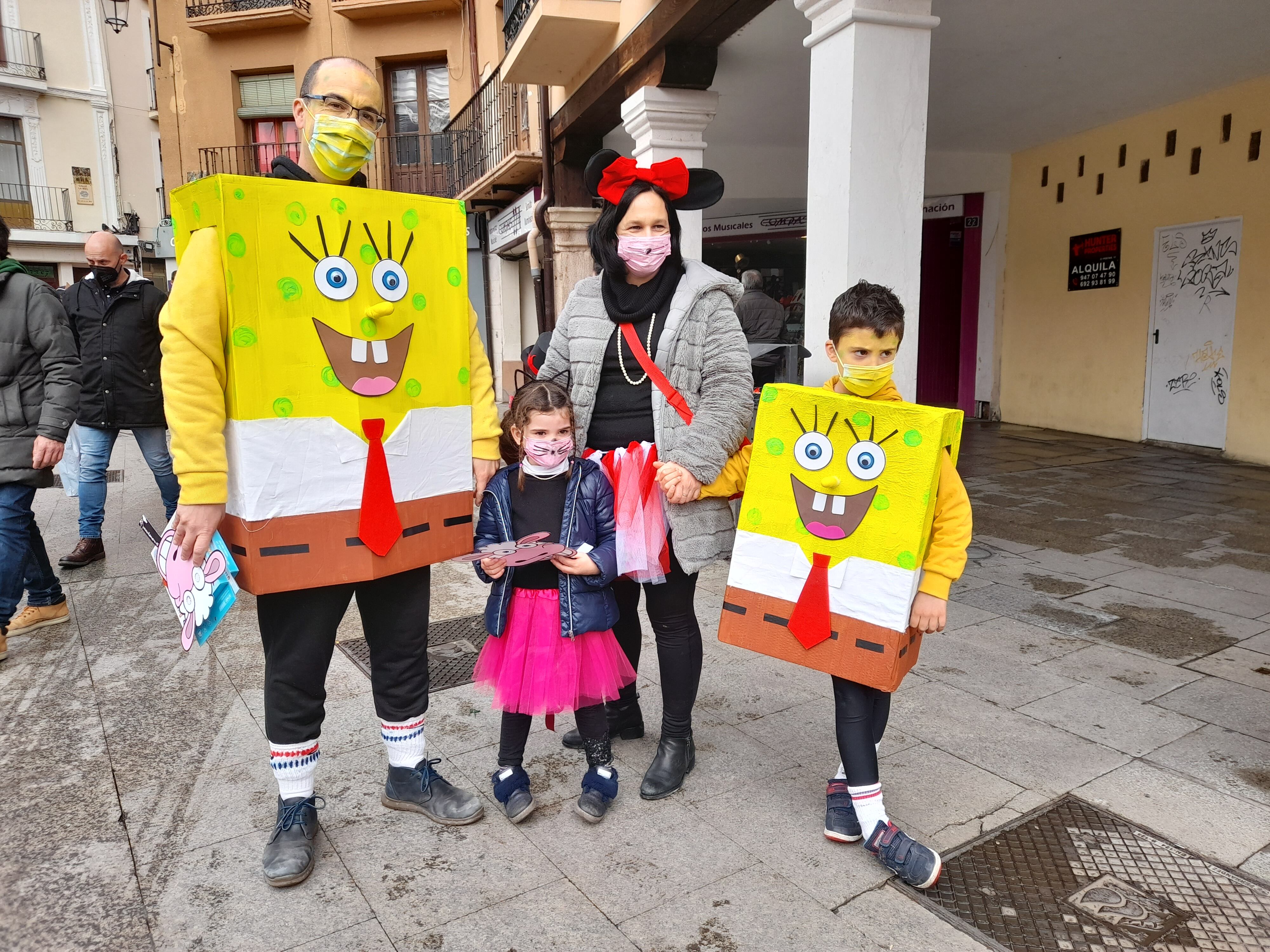 Bob Esponja estuvo en la Fiesta Infantil en el Carnaval de Aranda 2022