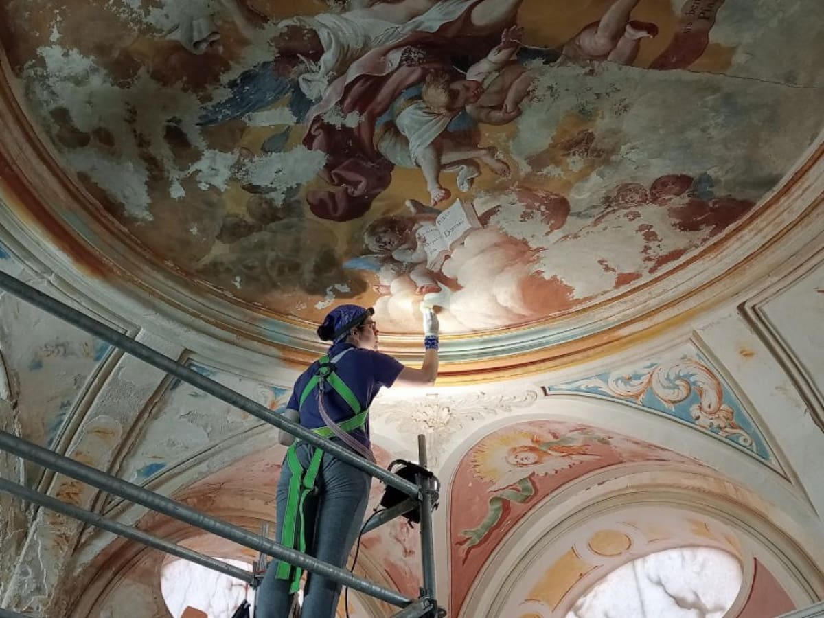 Aragón pondrá en marcha el próximo curso el único máster en España especializado en restauración de pintura mural impulsado por ESCYRA