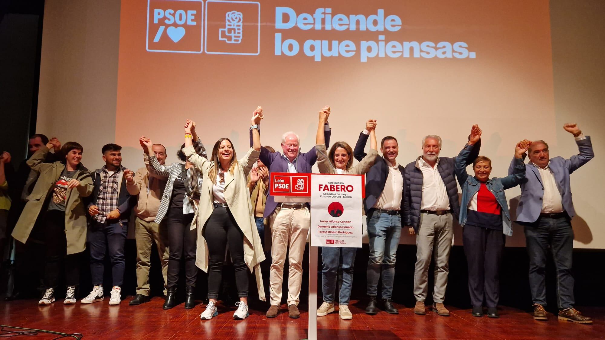 Candidatura del PSOE en Fabero