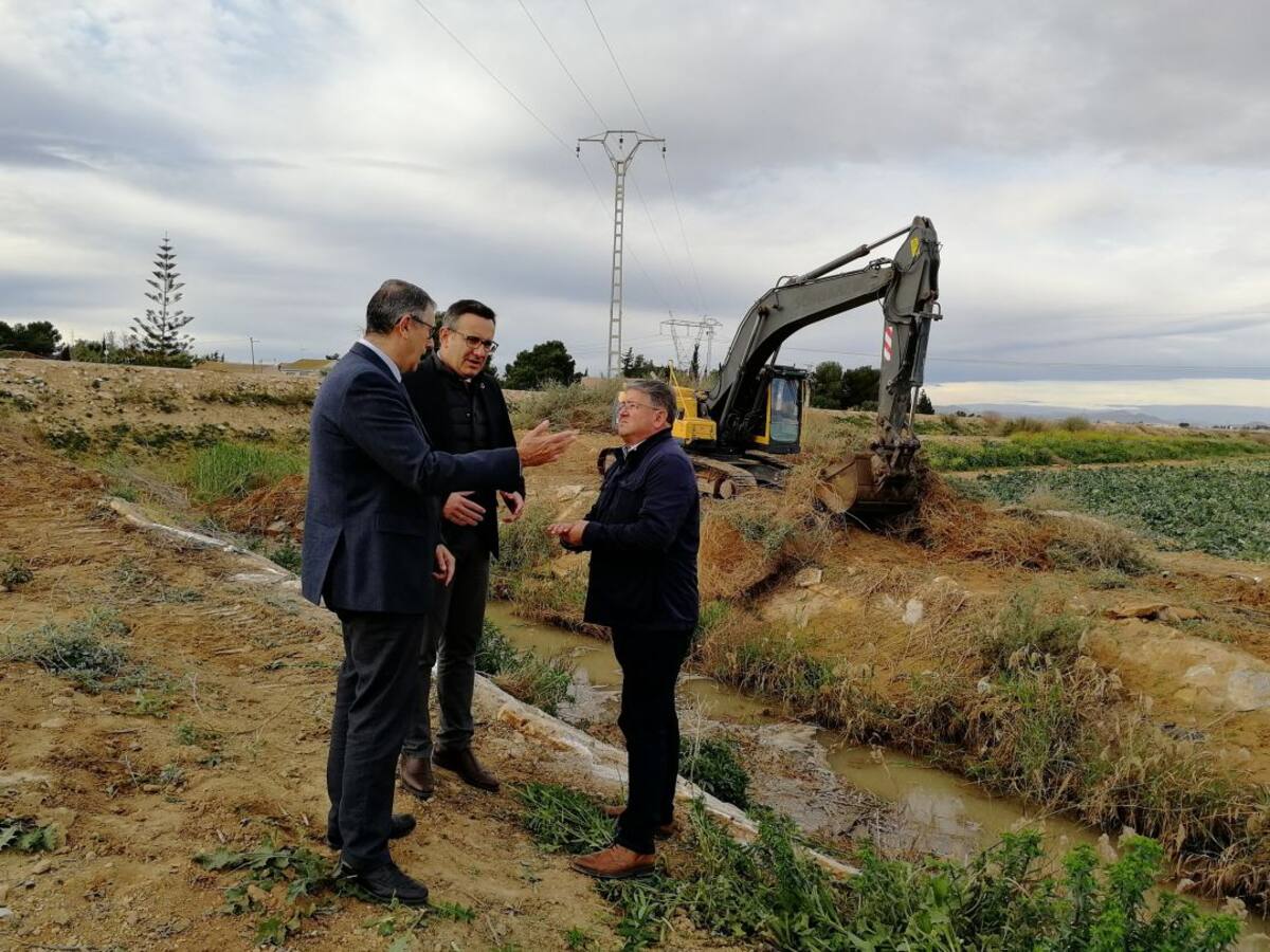 La CHS mejora los canales de drenaje D4 y D7 para evitar inundaciones en los municipios del Mar Menor