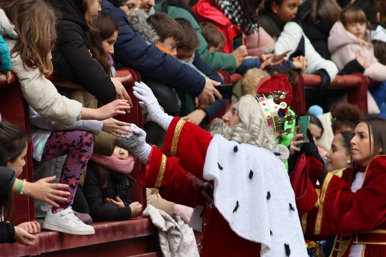 Llegada de Los Reyes Magos a Las Gaunas en Logroño