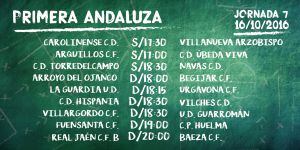 Partidos de la s&eacute;ptima jornada de la Primera Andaluza.