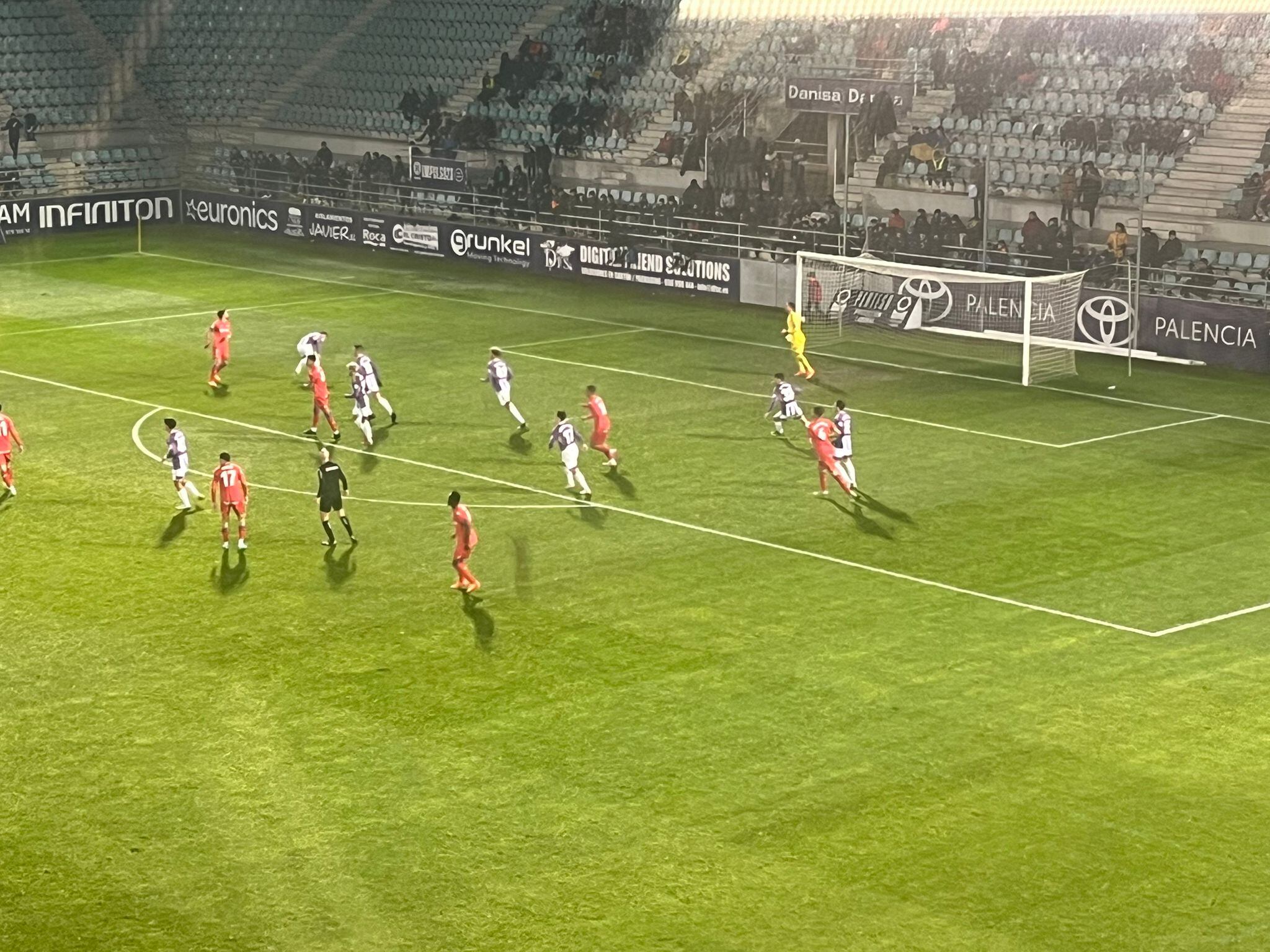 El Real Valladolid y el Getafe se enfrentaron en Palencia