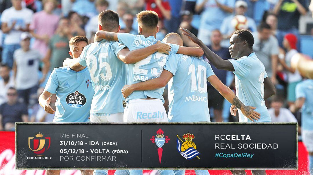 Celta-Real Sociedad en dieciseisavos de final de Copa del Rey.