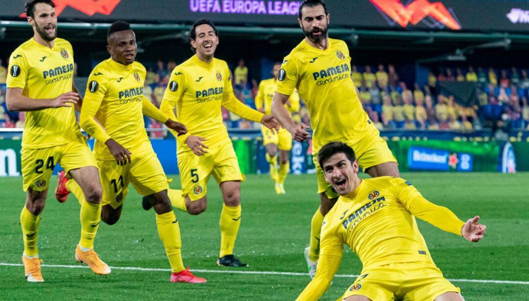 Victoria del Villarreal contra el Dinamo de Zagreb