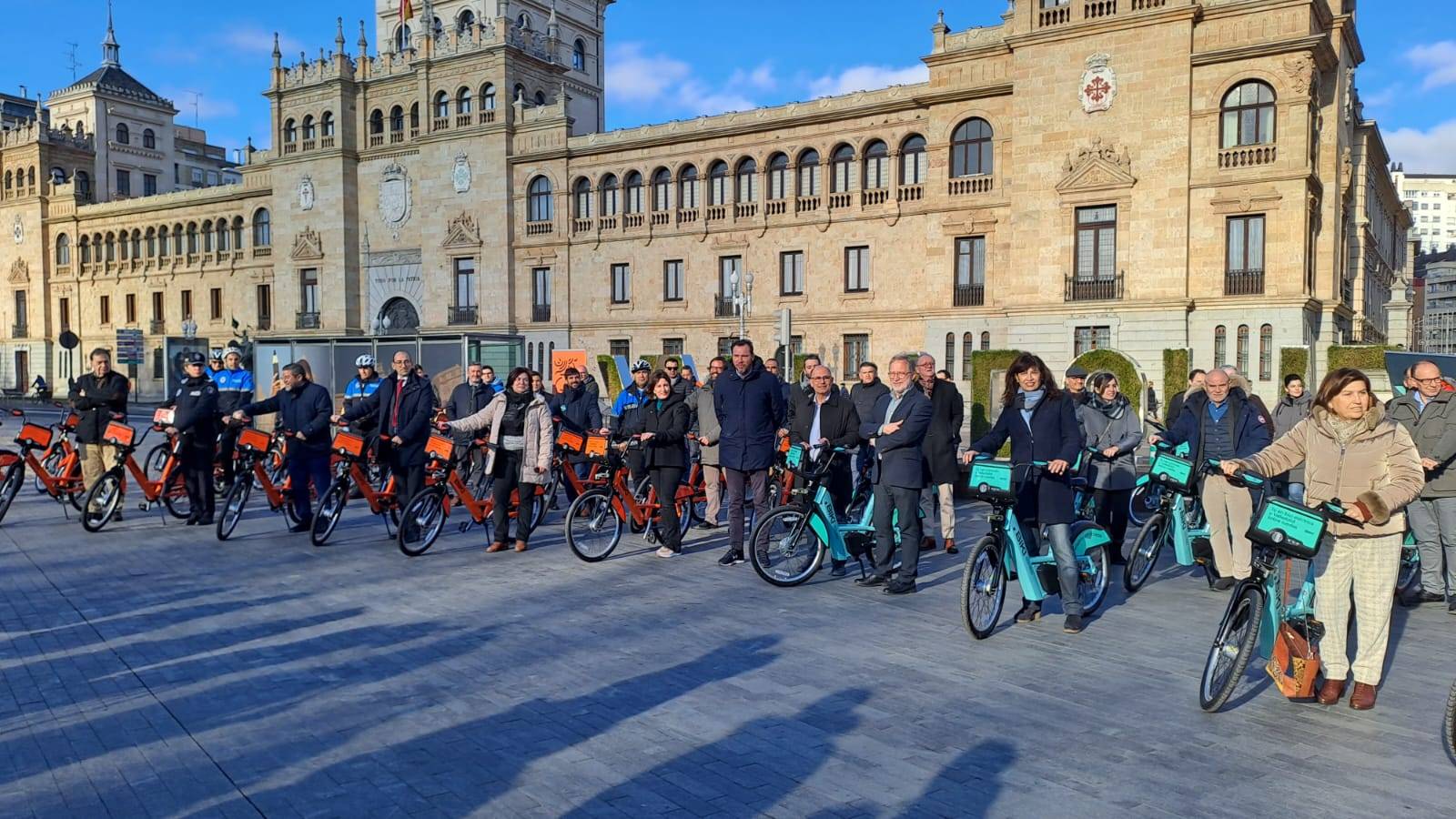 Presentación del servicio de alquiler de bicicletas de Valladolid, BIKI