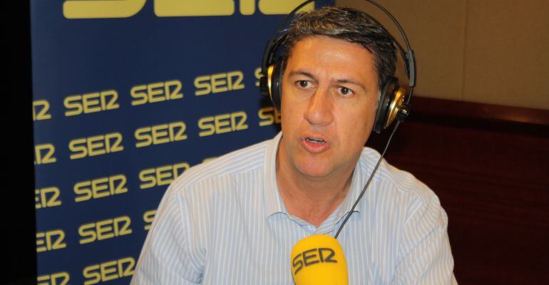 Imatge d'arxiu de Xavier García Albiol als estudis de Ràdio Barcelona