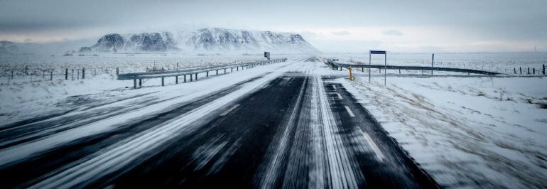 Carretera con nieve