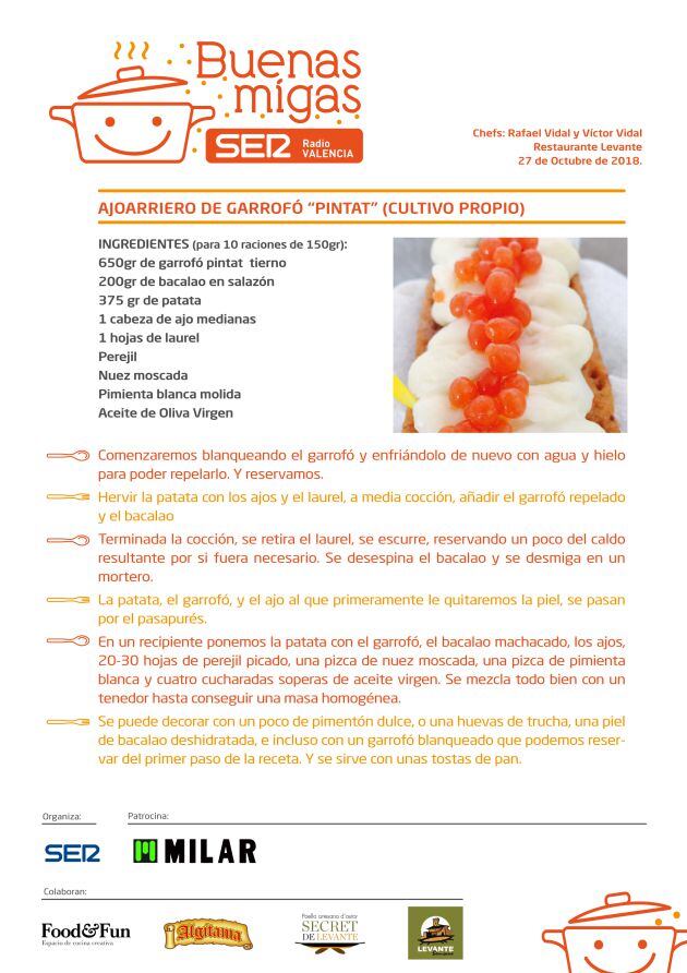 Receta Ajo arriero