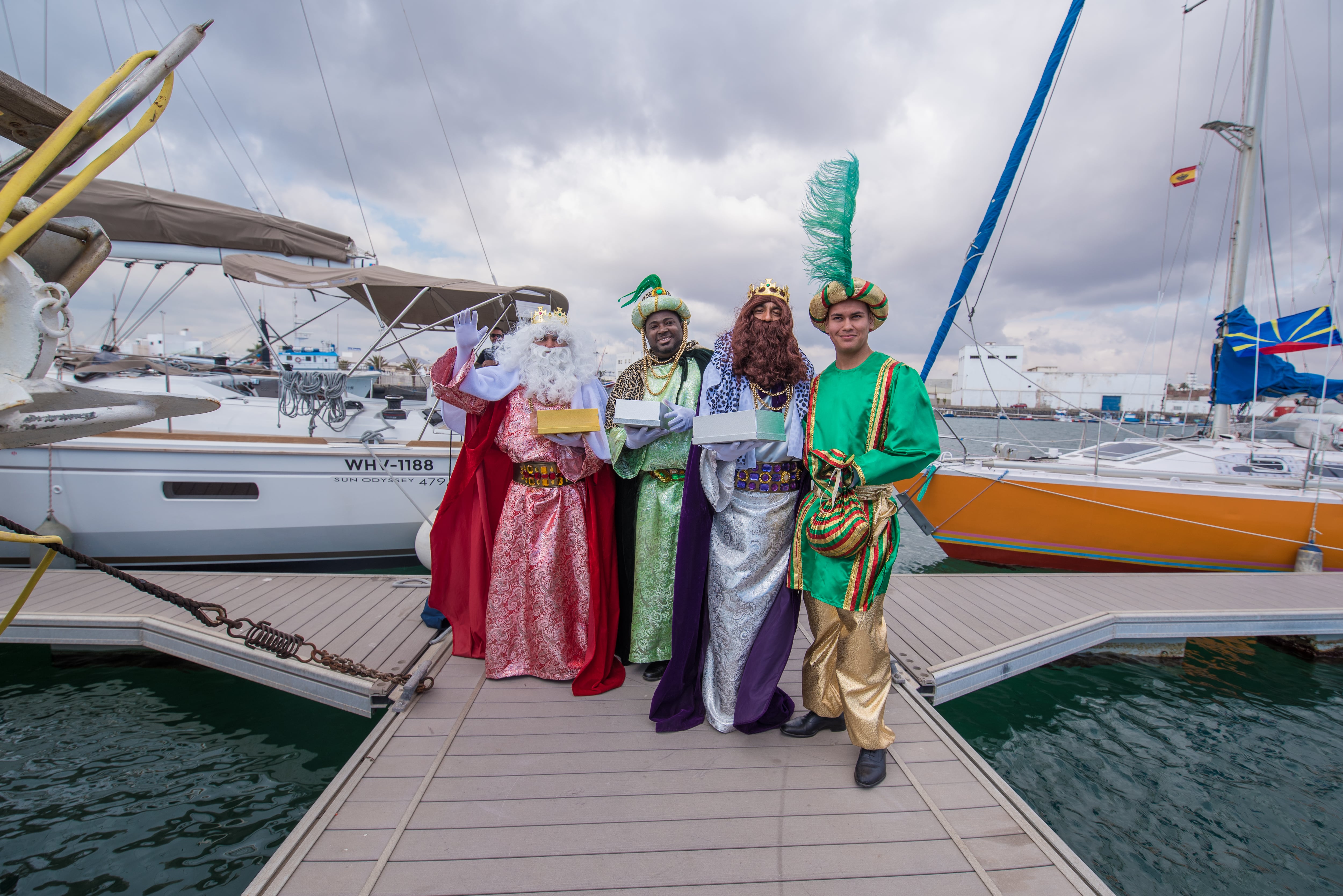 Los Reyes Magos en Marina Lanzarote.