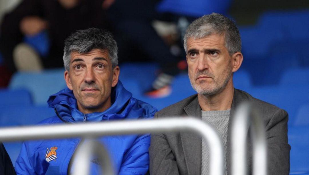 Imanol y Olabe en una imagen de archivo en Zubiet