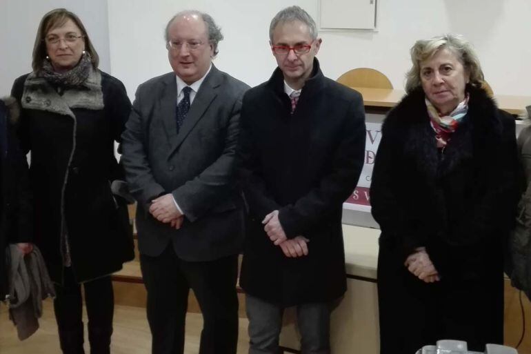 Visita al Campus Viriato de Zamora del nuevo rector de la Universiad de Salamanca, Ricardo Rivero