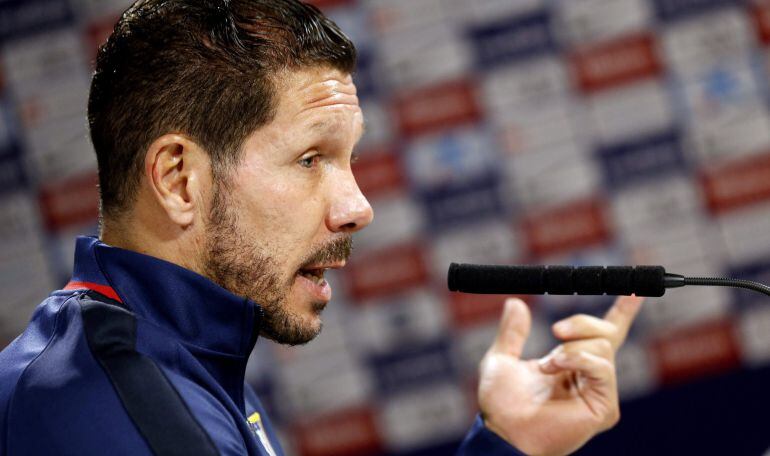 Simeone, en rueda de prensa