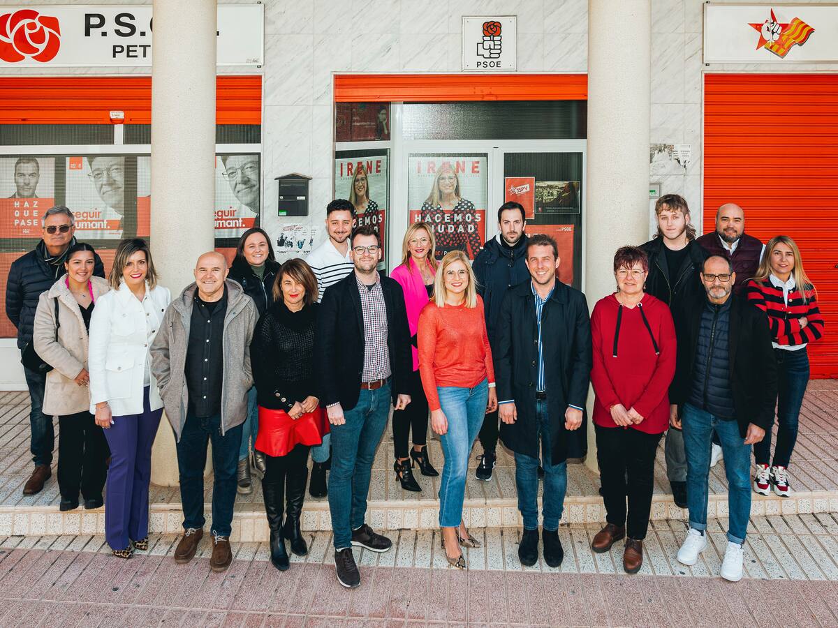 El PSOE de Petrer presenta su candidatura poniendo en valor el trabajo realizado durante estos cuatro años