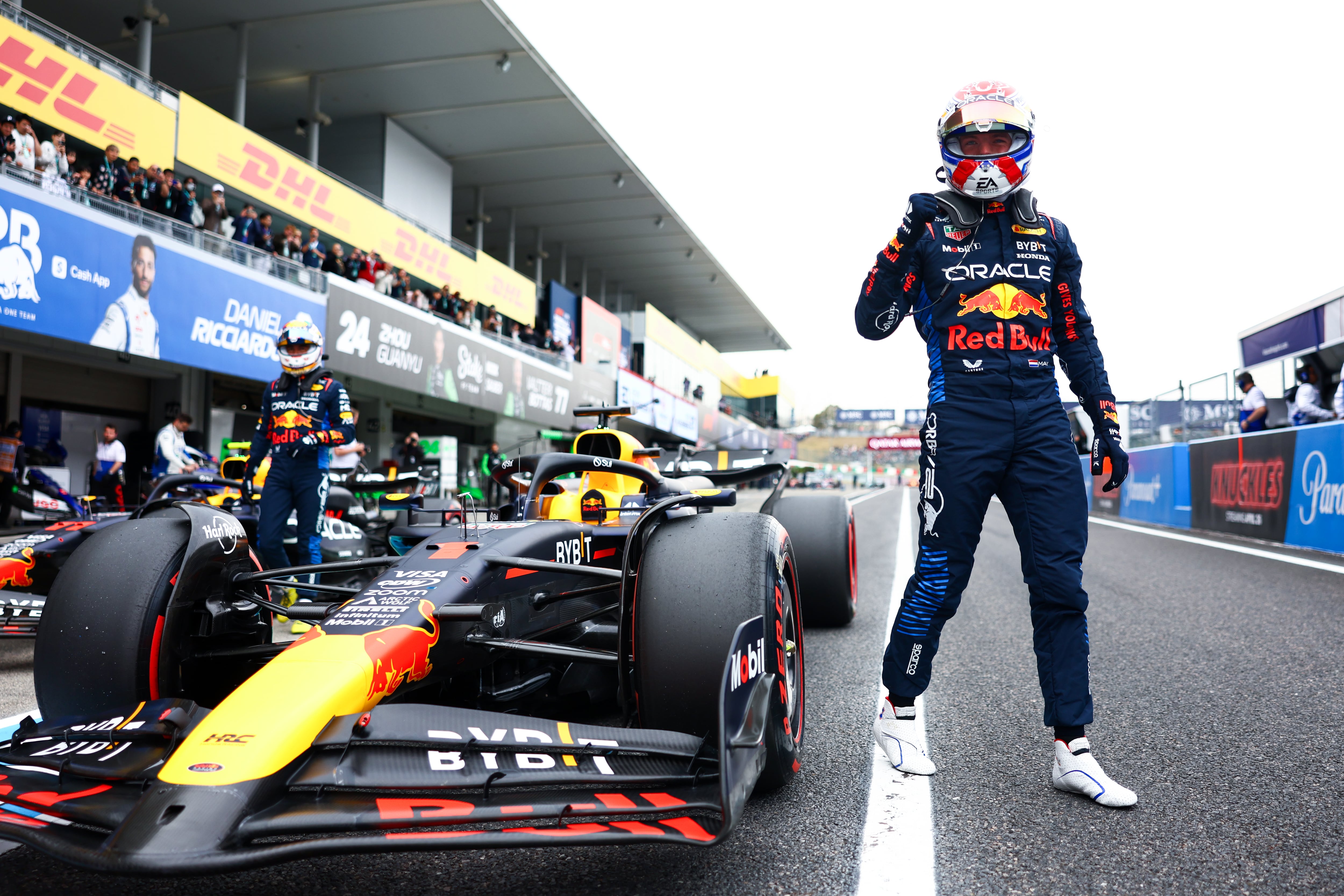 Verstappen consigue la pole en el GP de Japón.